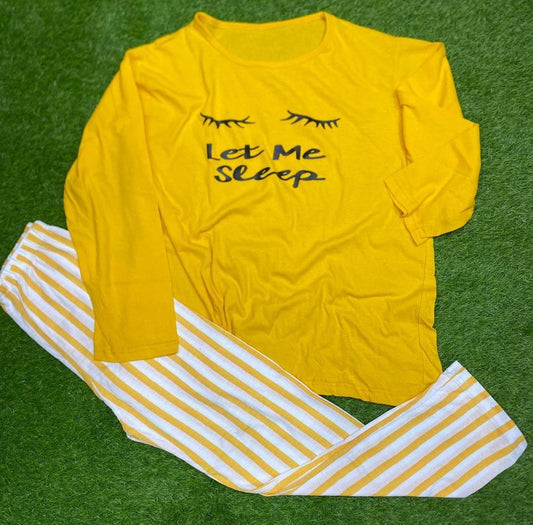 2PC Women's Printed Cotton Night Suit