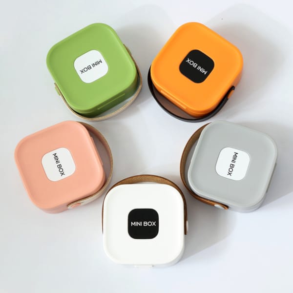 Portable Jewelry Organizer Box with Mirror
