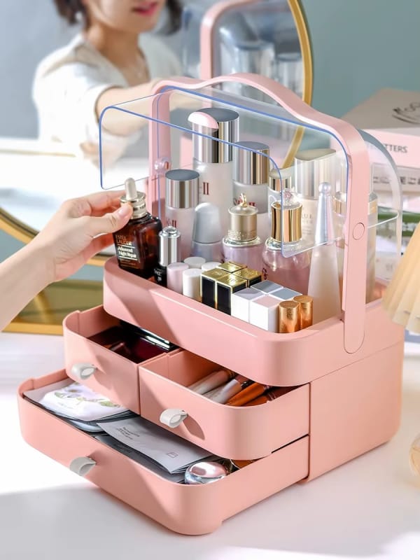 Acrylic Makeup Organizer with Multiple Drawers