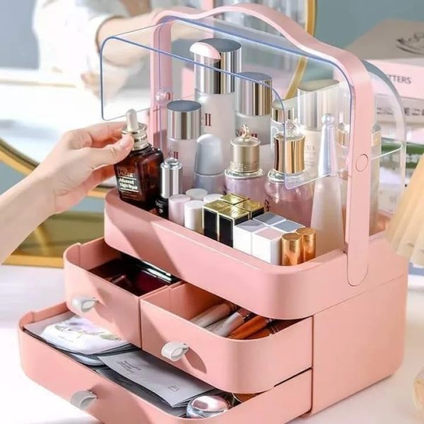 Acrylic Makeup Organizer with Multiple Drawers