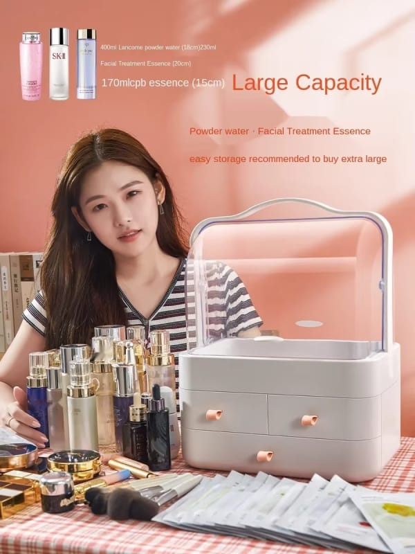 Acrylic Makeup Organizer with Multiple Drawers