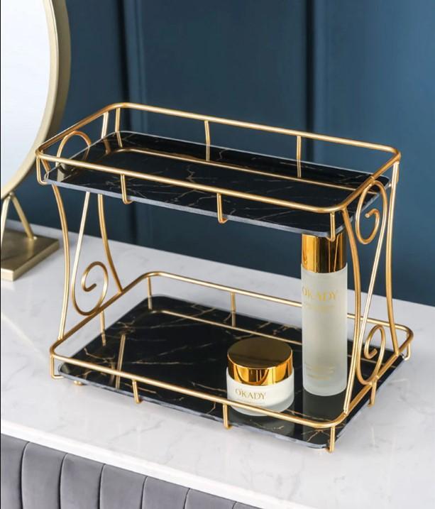 Metal Makeup Organizer– Sleek Storage Solution for Cosmetics