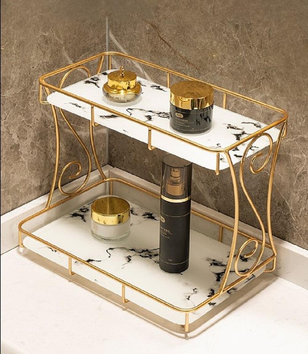 Metal Makeup Organizer– Sleek Storage Solution for Cosmetics