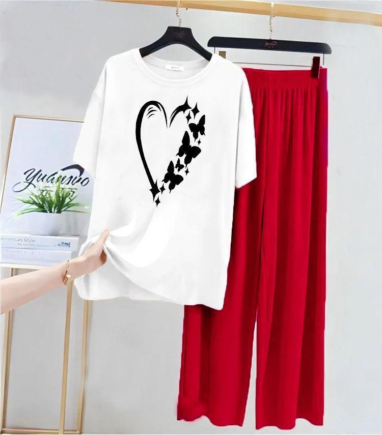 Women's Cotton Jersey Night Suit Set