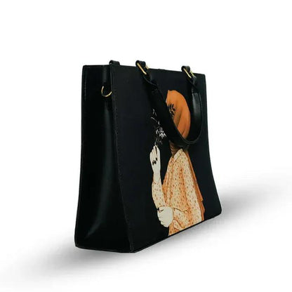 Stylish Printed Canvas Tote Bag for Women
