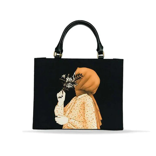 Stylish Printed Canvas Tote Bag for Women