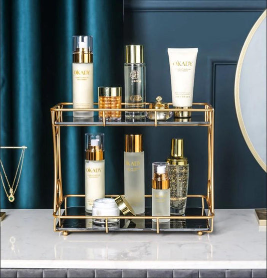 Metal Makeup Organizer– Sleek Storage Solution for Cosmetics
