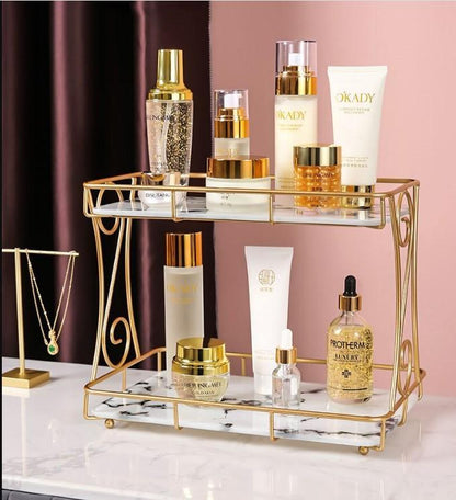 Metal Makeup Organizer– Sleek Storage Solution for Cosmetics
